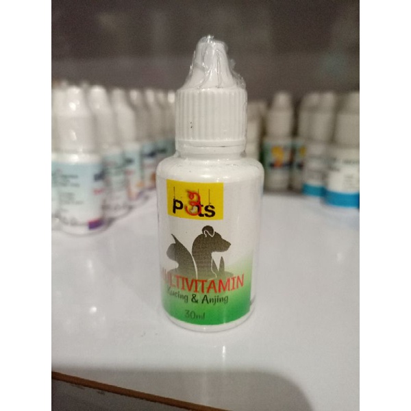 Vitamin kucing dan anjing - P3ts multivitamin 30ml