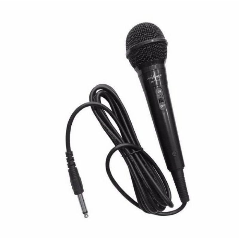 Microphone Advance 884 mic dengan switch on off