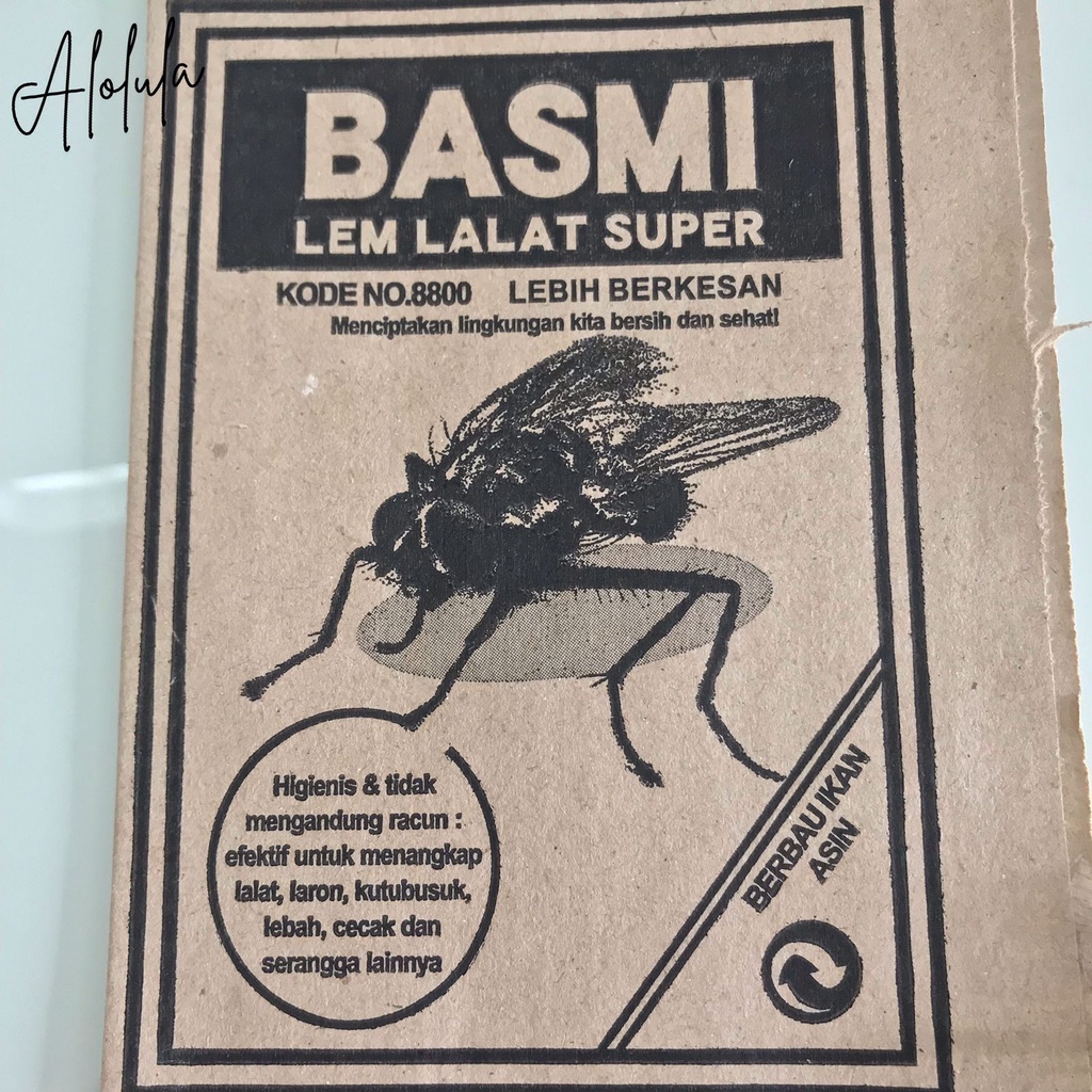 Alolula - Lem Lalat / Perangkap Lalat / Perangkap Kecoa / Lem Cicak / Perangkap Cicak / Lem Kecoa / Pembasmi Lalat / Jebakan Cicak / Jebakan Kecoa / Jebakan Lalat / Lem Lalat Kertas / Lem Kertas Lalat / Lem Perangkap Lalat / Lem Cicak Kertas