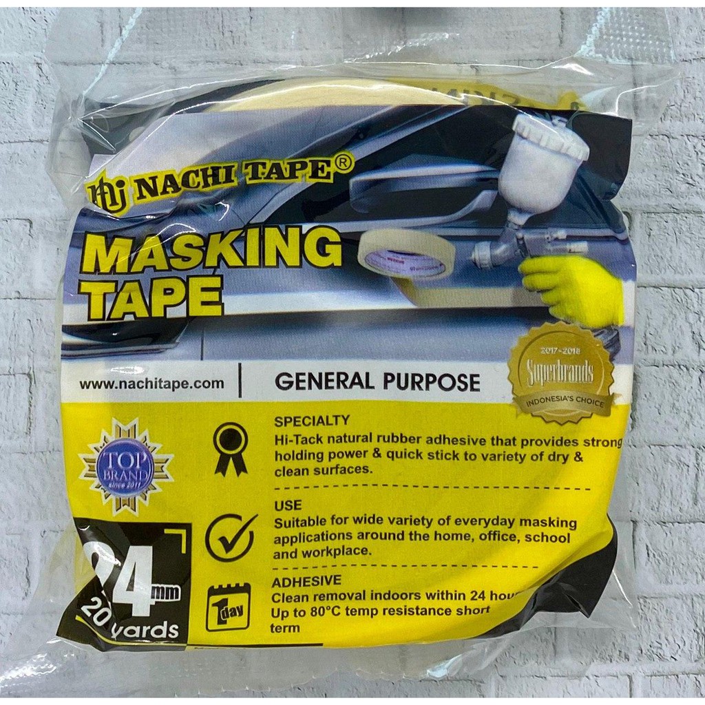 

MASKING TAPE 20 YARD 24 MM - NACHI TAPE