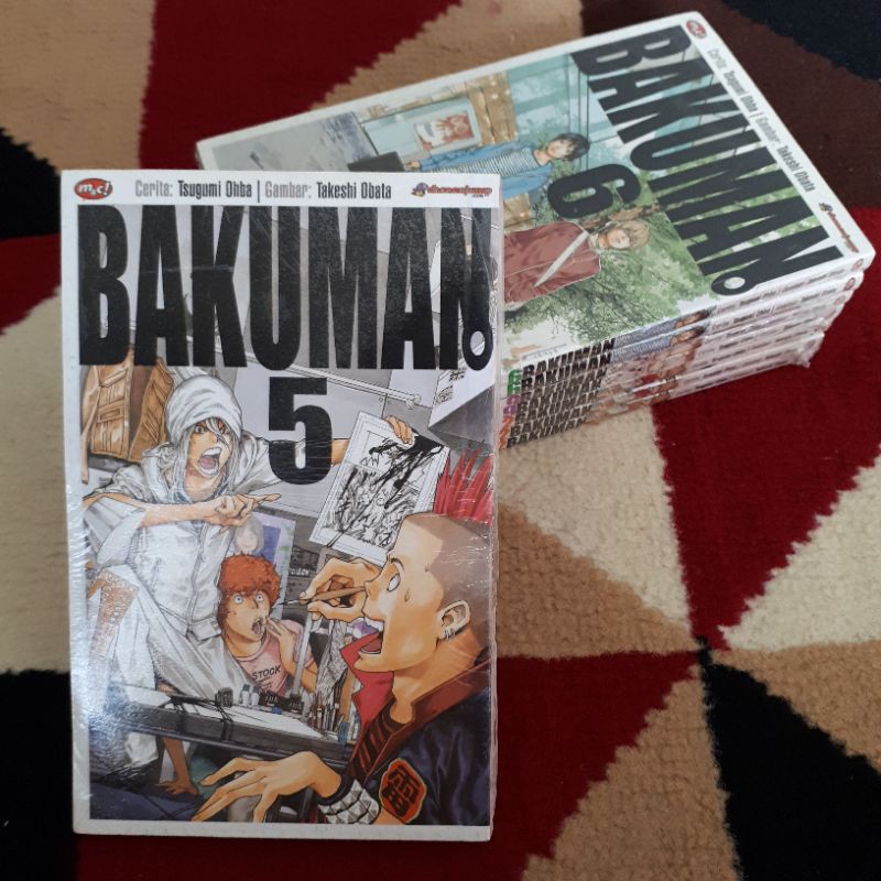 Komik Bakuman Beberapa Volume Segel Bisa Cabutan