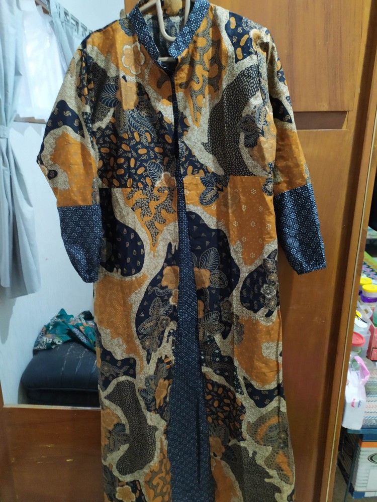 Batik Couple Jumbo Ld 110 Ld 120 Maura Sania Ruffle Ori Ndoro Jowi Dnt Size M L Xl Xxl All Size