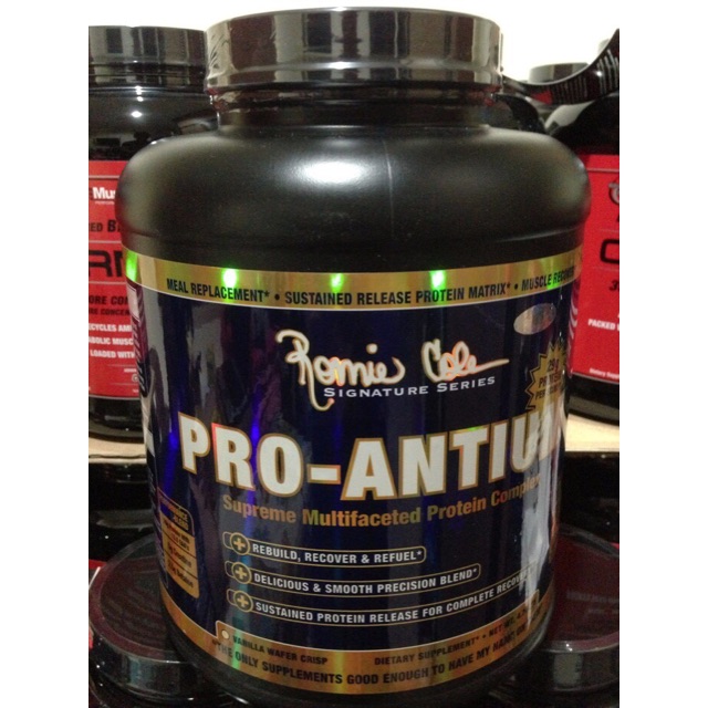 Roonie coleman pro antium 5,75lbs concentrade whey protein