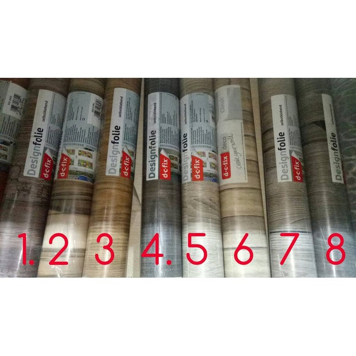 Sticker Motif Kayu DcFix (Meteran)