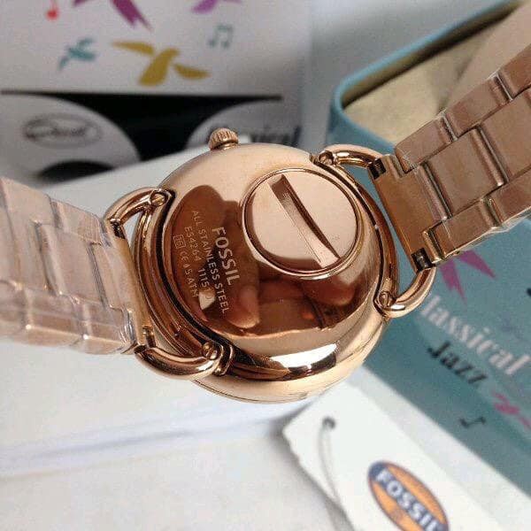 Jam Tangan Wanita ES4264 Tailor Biege Dial Rosegold