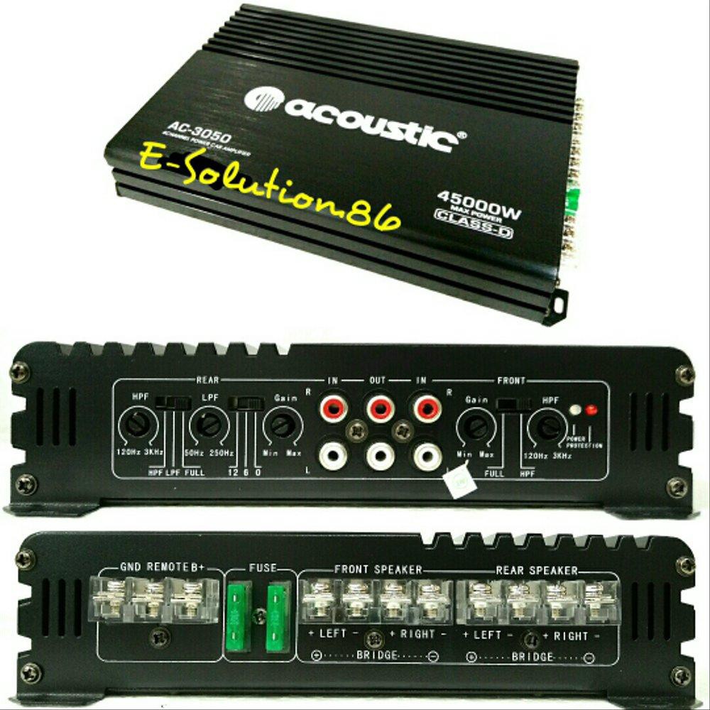Power Amplifier Mobil ACOUSTIC AC-3050 4Channel 45000Watt, Power Mobil, Ampli mobil, Car Amplifier,