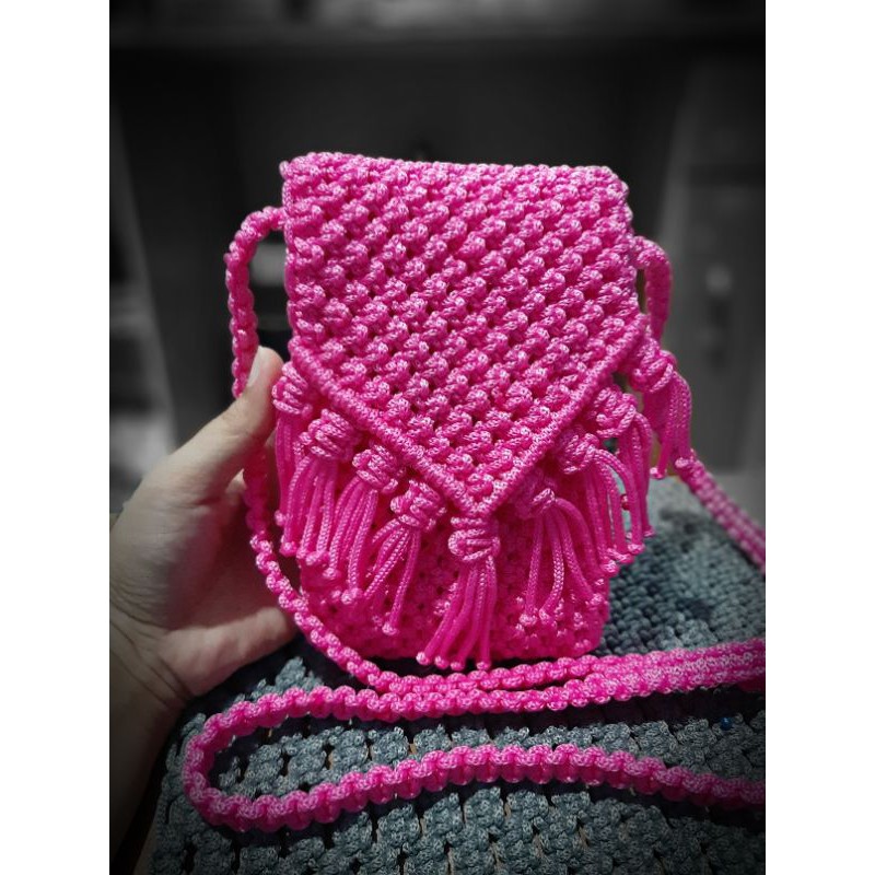 tas hp tali kur pink