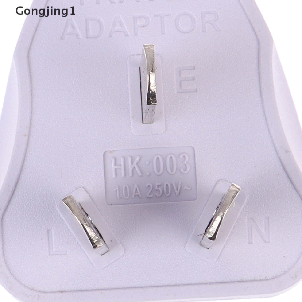 Gongjing1 Adapter Power Plug USA EURO Asia Ke AU 3 Pin Universal Untuk Travel