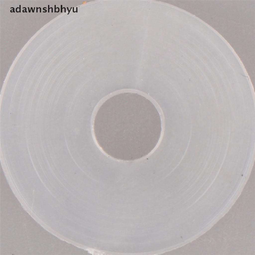 Adawnshbhyu 100pcs M3 M4 M5 M6 PVC Isolasi Polos Gasket Pad Ring Spacer Flat Washer