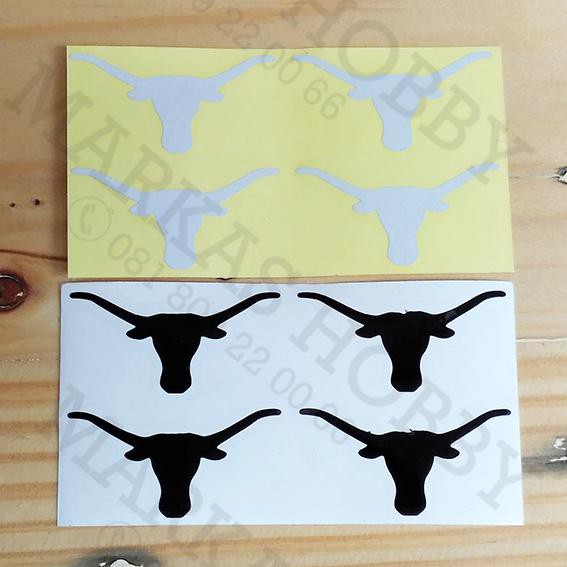 

Stiker / Sticker Harley Davidson Longhorn Texas 4 cm