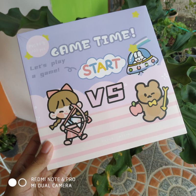 

Sticker PVC anti air aesthetic untuk dekorasi journaling sticker botol laptop hp tumblr lucu game time
