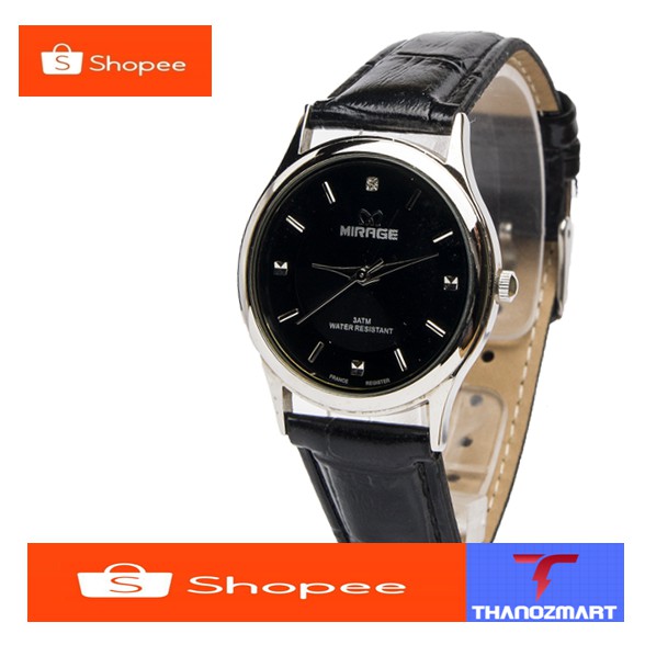 Jam Tangan Kulit Diameter Kecil fashion wanita style life MIRAGE Garansi - MGK020