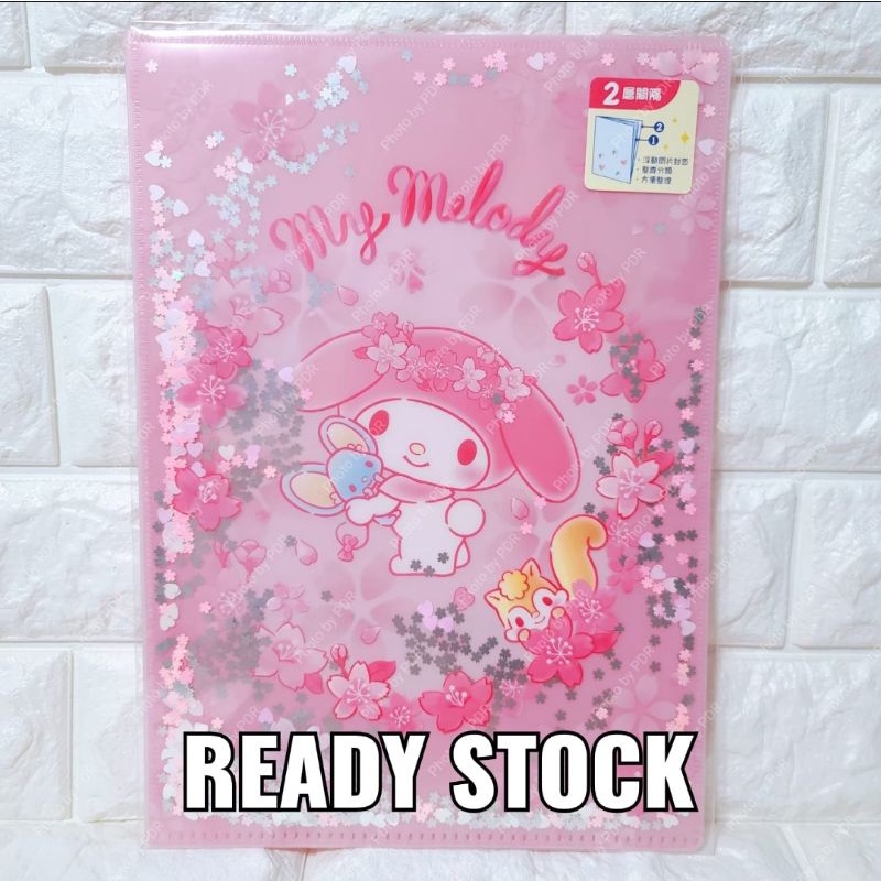 

Map Folder File A4 Glitter Sanrio Karakter My Melody