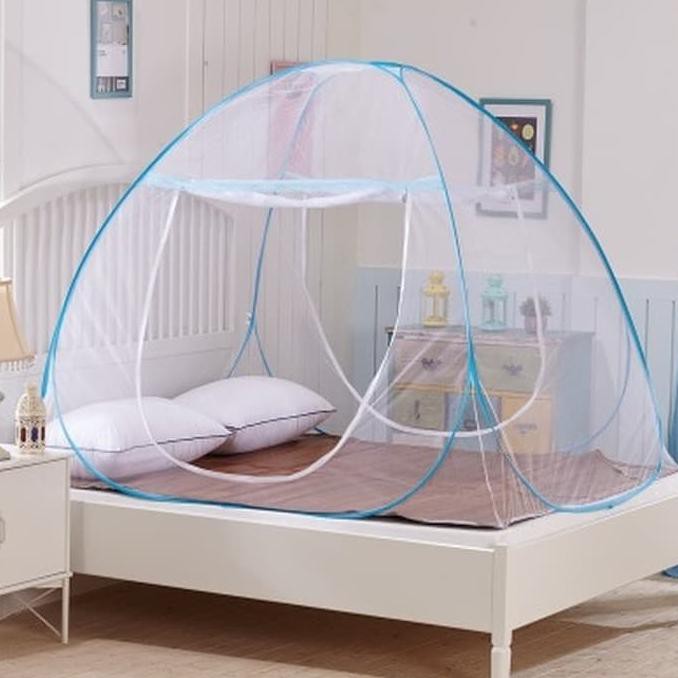 KELAMBU 120CM x190cm Bagian Bawahnya BOLONG JUMBO SUPER Quality