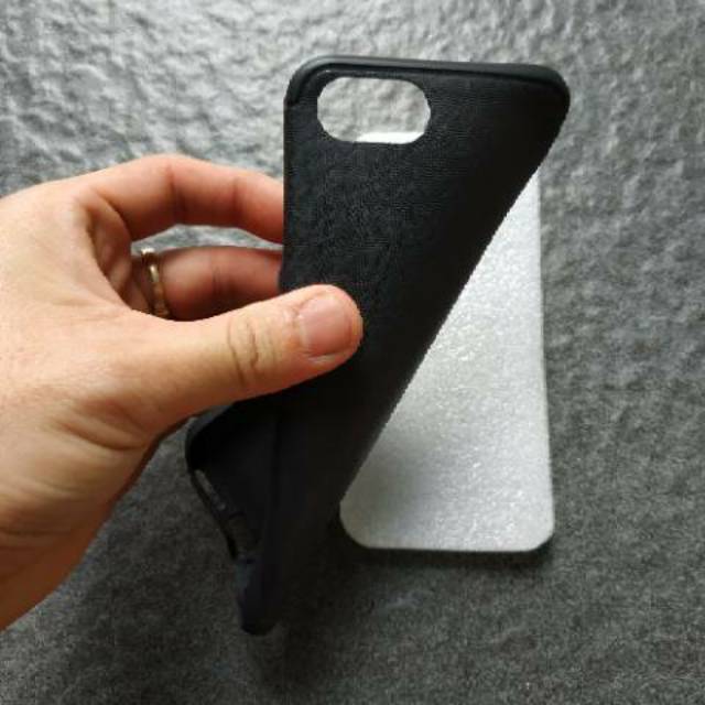 REALME C2 / REALME A1K softcase silikon karet hitam mantul murah meriah