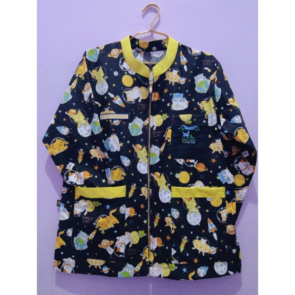 SCRUB MOTIF DOKTER/ SCRUBSUIT DOKTER HEWAN/SCRUBSUIT DOKTER ANAK