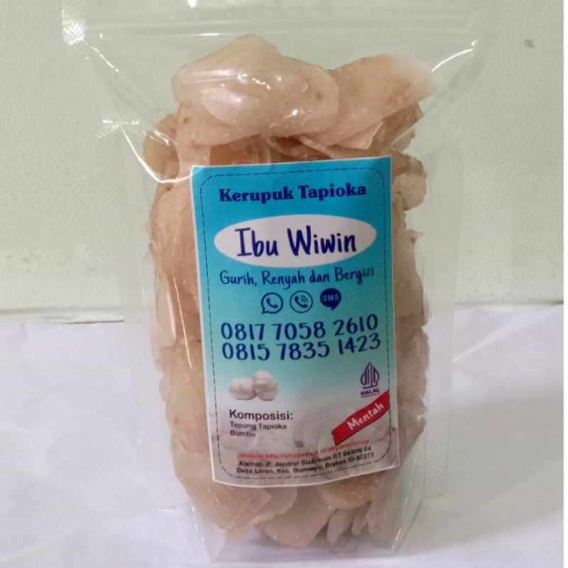 

KERUPUK MENTAH TAPIOKA BAWANG PUTIH