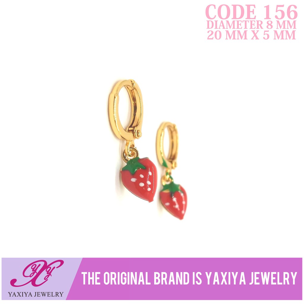 

Anting Anak Lapis Emas Perhiasan Imitasi Gold 18K Yaxiya Jewelry 156