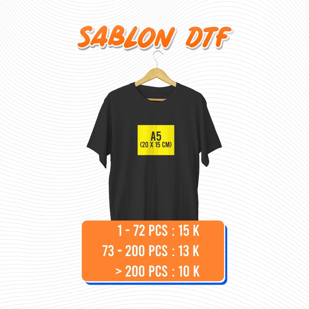 JASA SABLON DTF A5