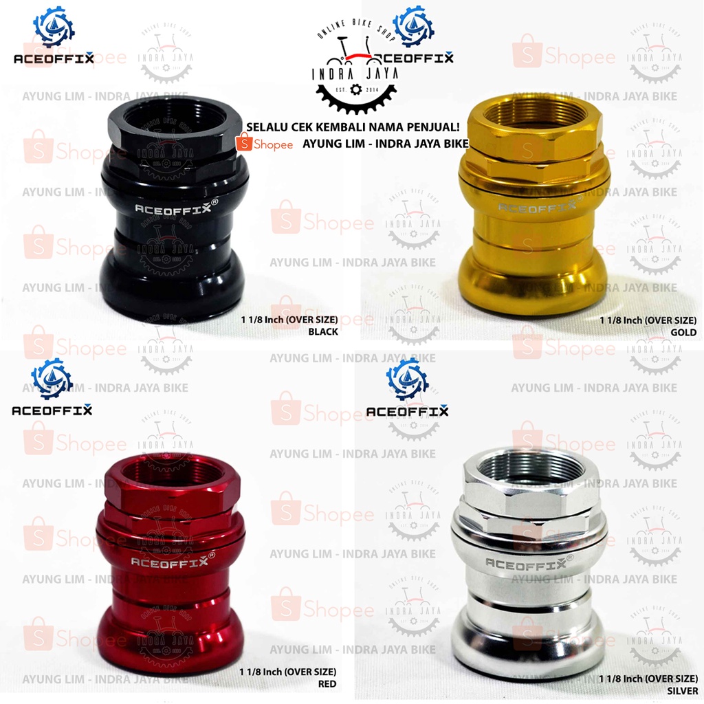 ACEOFFIX HEADSET For 1-1/8 (28.6mm) THREADED FORK - FIT FOR BRMPTON / PIKES / 3SIXTY / ACEOFFIX FRAM