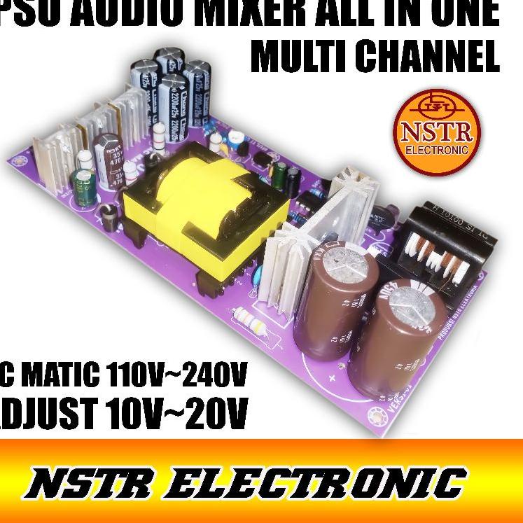Big Sale.. smps psu audio mixer universal multi ch
