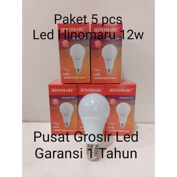 Paket 5 pcs Lampu Led Hinomaru 12 watt 12w