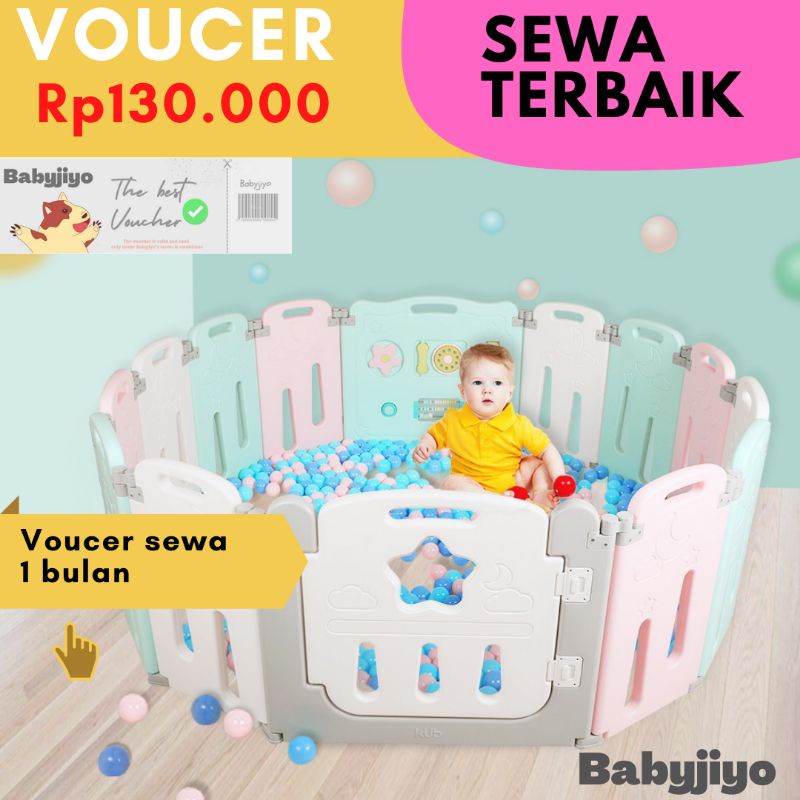 Pagar bayi baby fence coby haus dan parklon (voucer sewa terbaik)