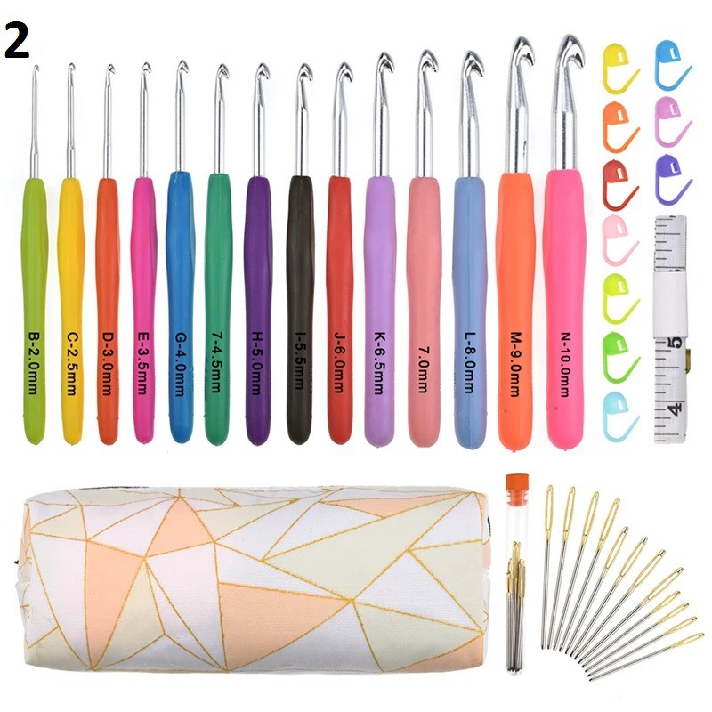 hakpen set + aksesoris rajut + tepak lucu