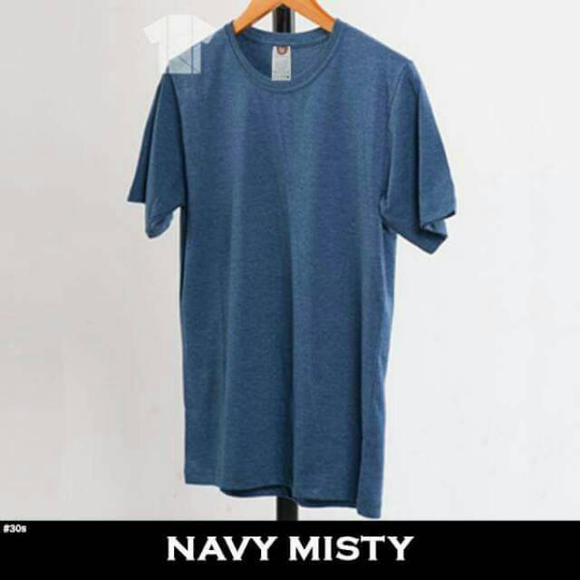 KAOS  POLOS  BANDUNG  NAVY MISTY Shopee Indonesia
