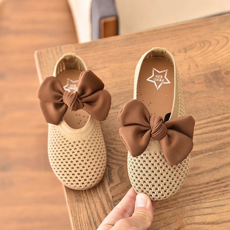 HappyOliver JESSLYN RAJUT Flat Shoes sepatu anak perempuan import