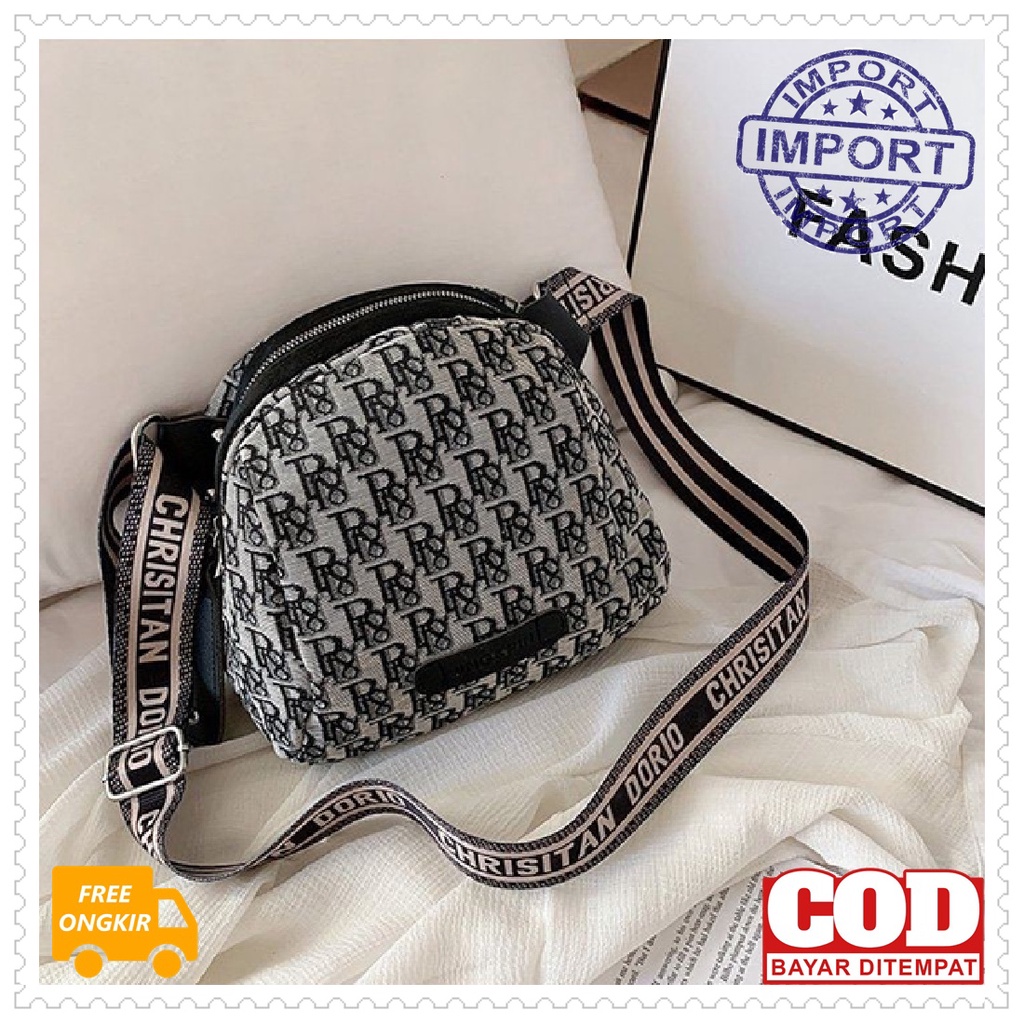 TAS SELEMPANG WANITA VB3500 IMPORT SLINGBAG PESTA BAHU JINJING HANDBAG PEREMPUAN TAS SIMPLE BAHAN KA