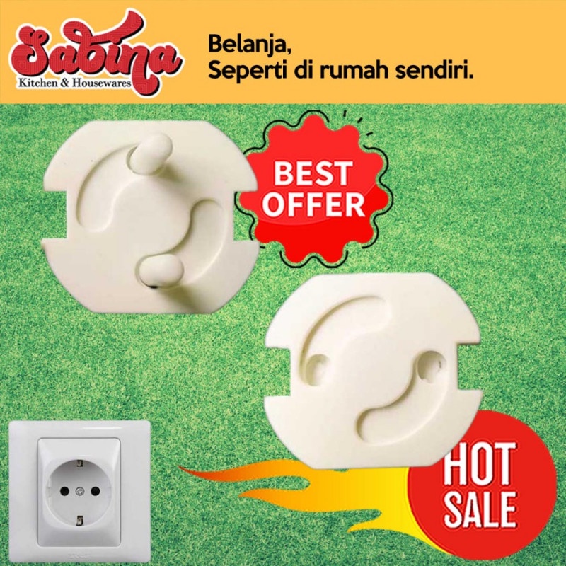 Pengaman Stop Kontak Colokan Listrik Safety Socket Plug EU Spring Style