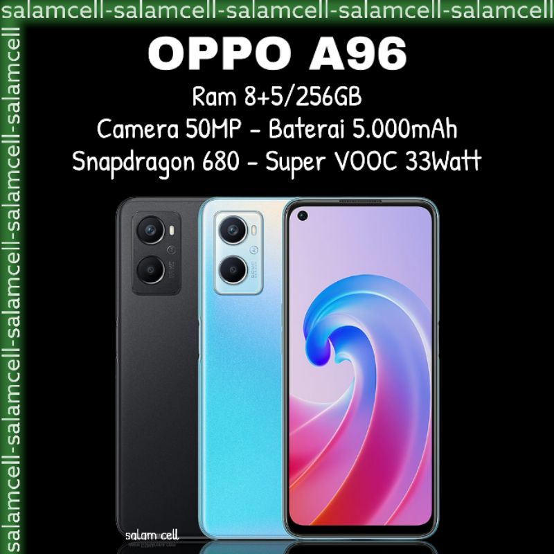 OPPO A78 Ram 8+8/256GB Layar FHD+ AMOLED 67W SUPERVOOCTM GARANSI RESMI