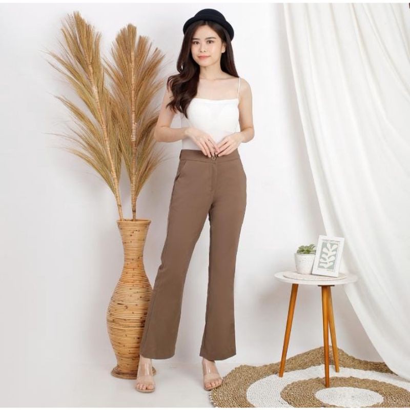 CELANA UPGRADE Highwaist/Up grade HW Cutbray katun stretch premium / UPGRADE -Celana Cutbray Wanita-