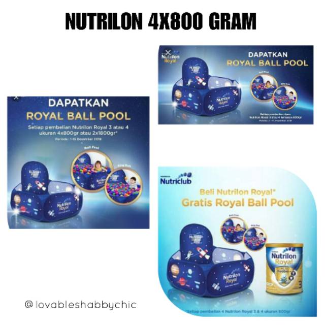 NUTRILON ROYAL 3 ACTI DUOBIO+ VANILLA (PAKET HADIAH)