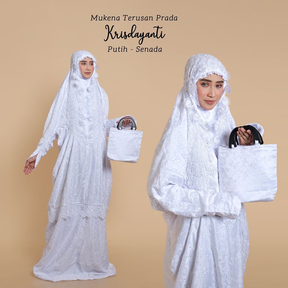 Mukena Dewasa Pusat Mukena Indonesia - Mukena Dewasa Terusan Paris Prd Krisdayanti(M7W8) Mukena Dewa