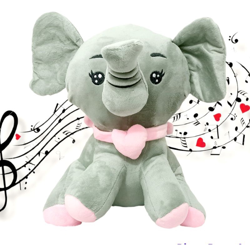 Boneka Gajah Sayap 35cm Soft/Boneka Animal Gajah