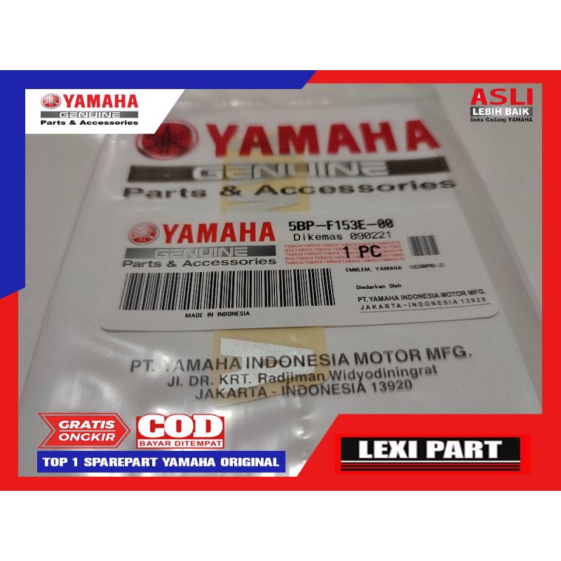 EMBLEM STIKER TOOLBOX RX KING ORIGINAL BARU YAMAHA 5BP-F153E-00