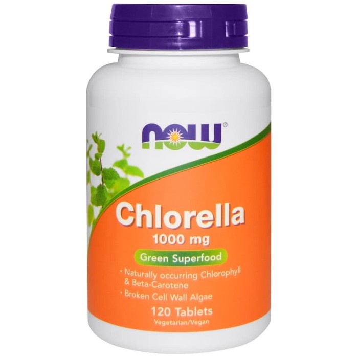 Now Foods, Chlorella, 1000 mg, 120 Tablets ORI USA