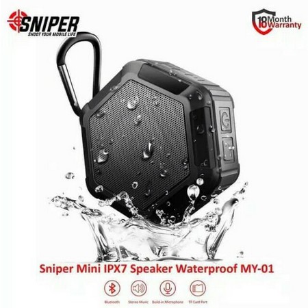Sniper Mini MY-01 IPX7 Speaker Waterproof Bluetooth Portable Original