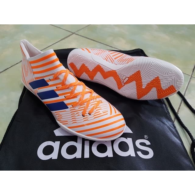 Futsal Adidas Nemeziz17.3 IC - White Orange