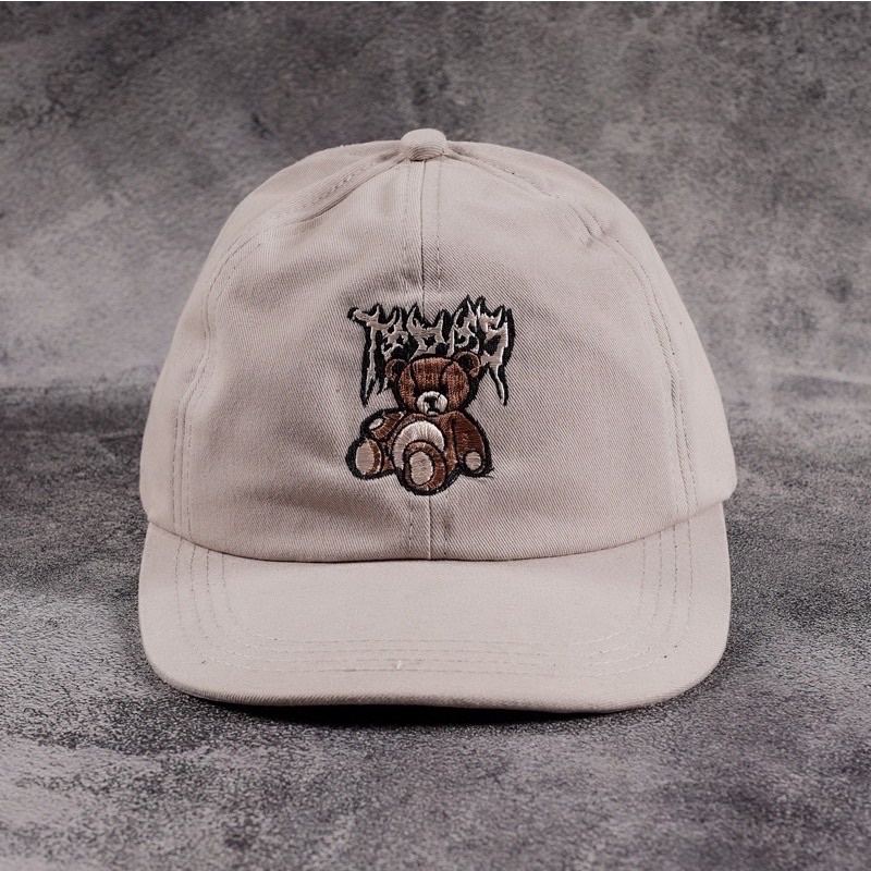 Topi Teddy Bear distro - Topi Casual Caps Distro - Topi Pria [COD]