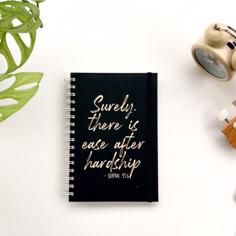 

Buku Tulis Catatan Quote Series | Notebook Ring A5 Isi 85 Lembar | Notebook Custom Hardcover | Notebook Custom A5