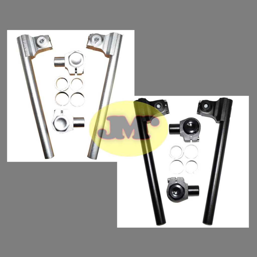 Stang Jepit Jumbo Full CNC Clip On Stang Motor Byson Ninja 250 Pulsar Minerva Vixion Satria FU Sonic