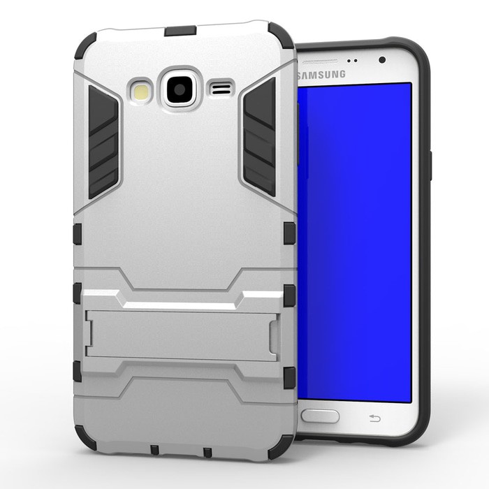 Promo Case Robot Rugged Armor Samsung J7 J700 2015 Hard Cover Rubber Casing