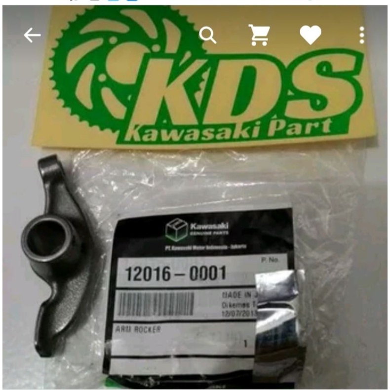 platuk klep motor Kawasaki Kaze Blitz r edge atlhete