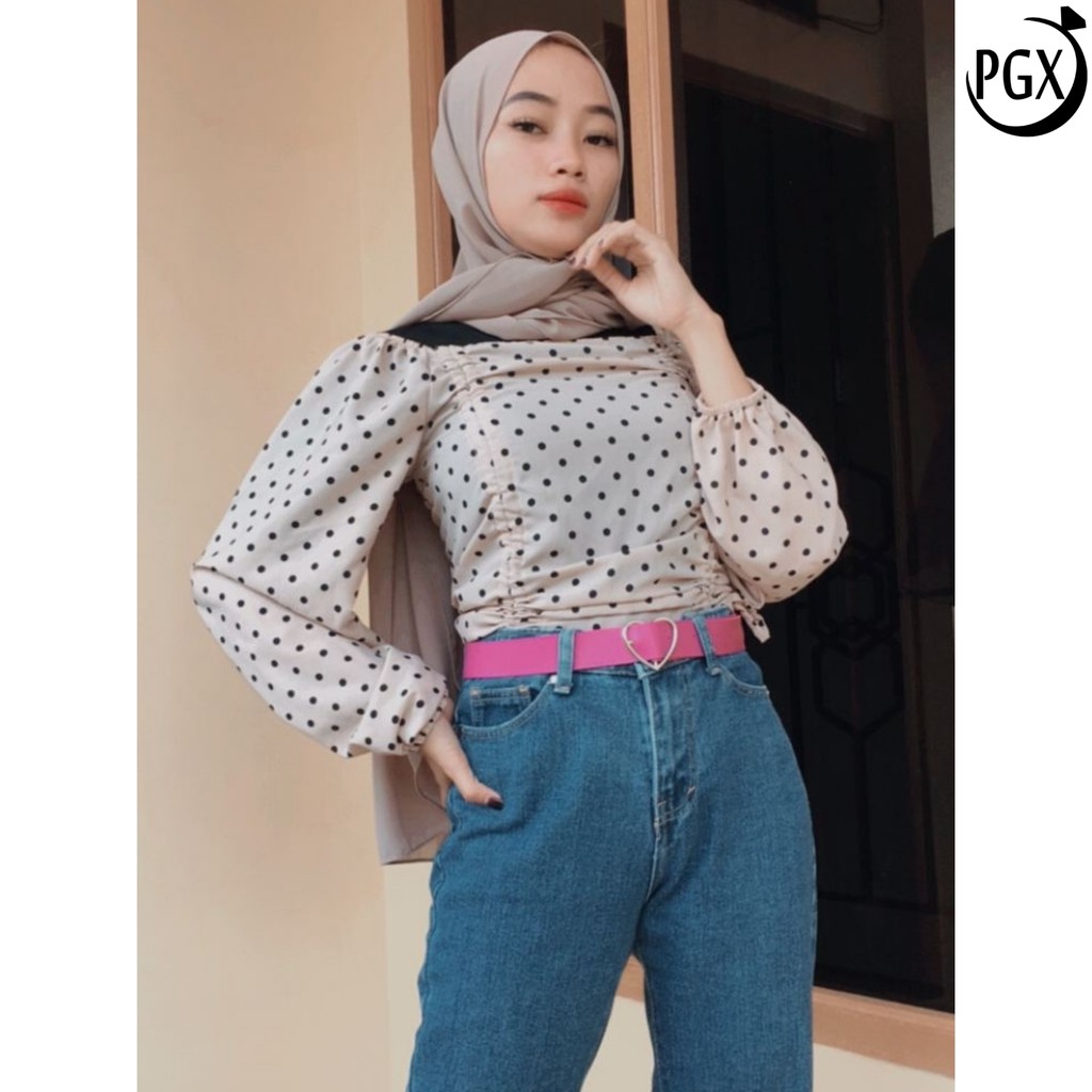 PGX Ikat Pinggang Wanita Ring Belt Korea Sabuk Gesper - IP023