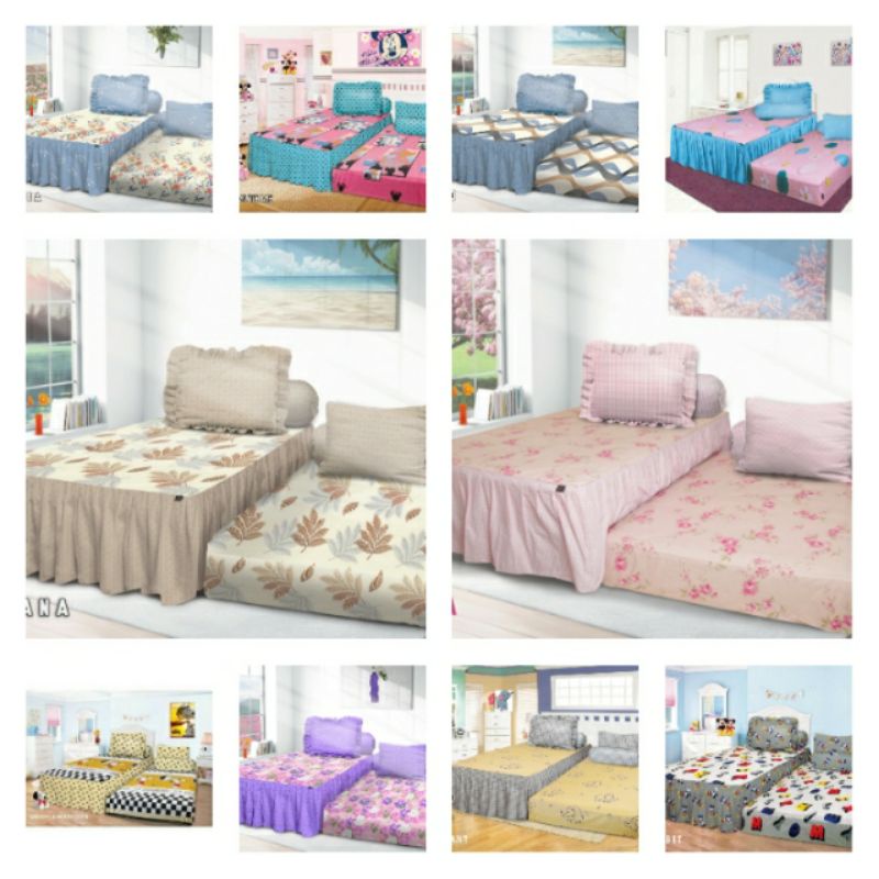 ALL NEW MY LOVE - SPREI SORONG 2IN1 MY LOVE 120X200 MOTIF TERLARIS