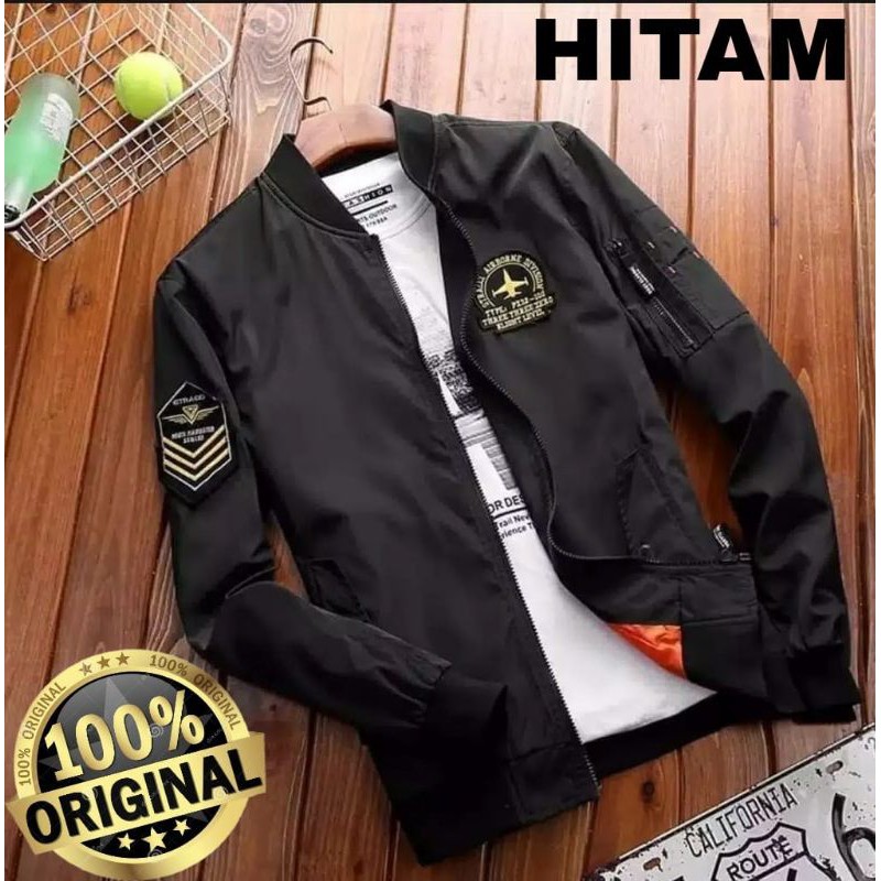 JAKET PRIA BOMEER ORIJINAL BAHAN PARASUT