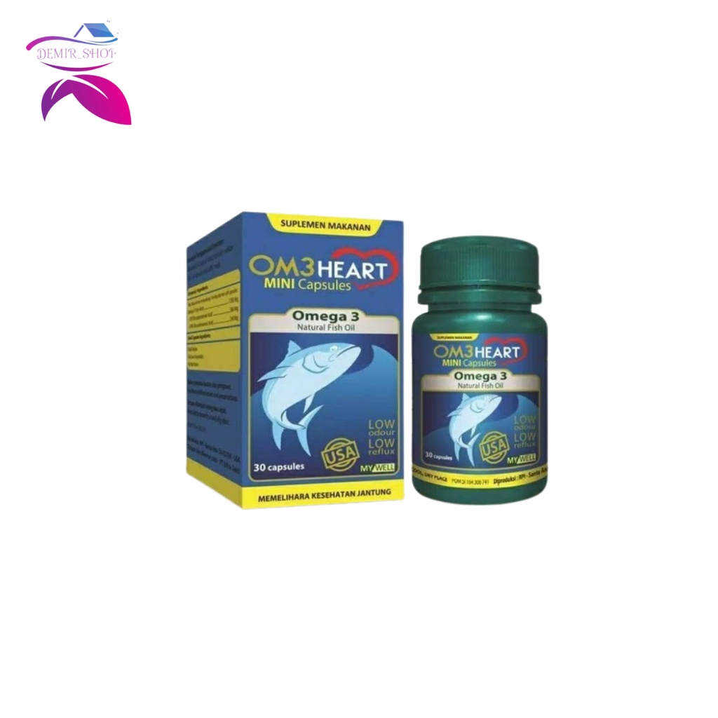 Omeheart Omega 3 Suplemen Kesehatan Jantung / Minyak Ikan